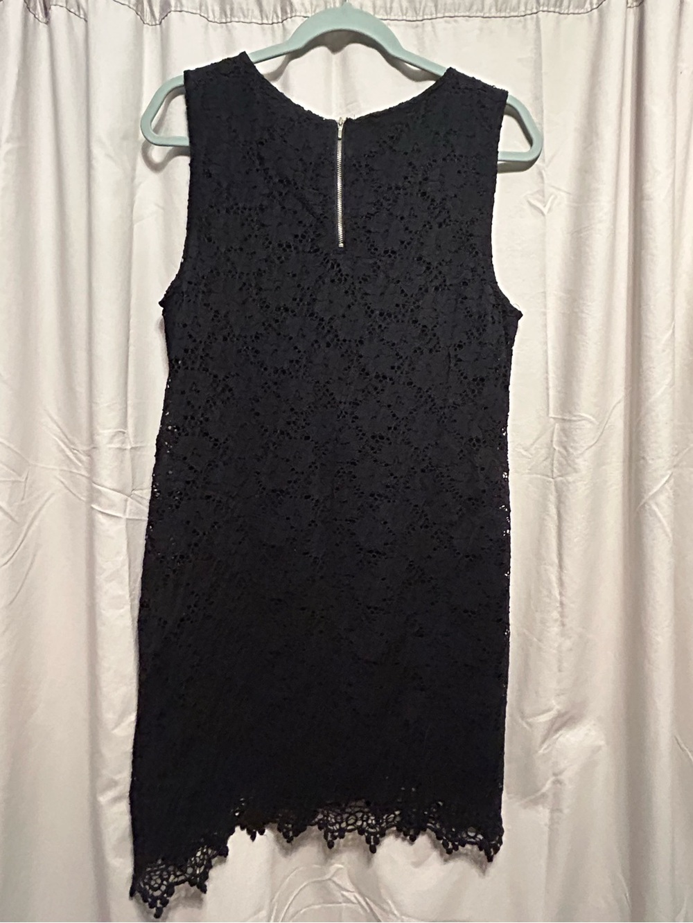 Alfani Black Lace Sleeveless Midi Shift Dress - Picture 4 of 4